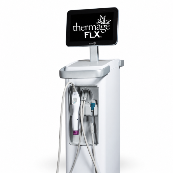 Illustration of a Thermage FLX radiofrequency system